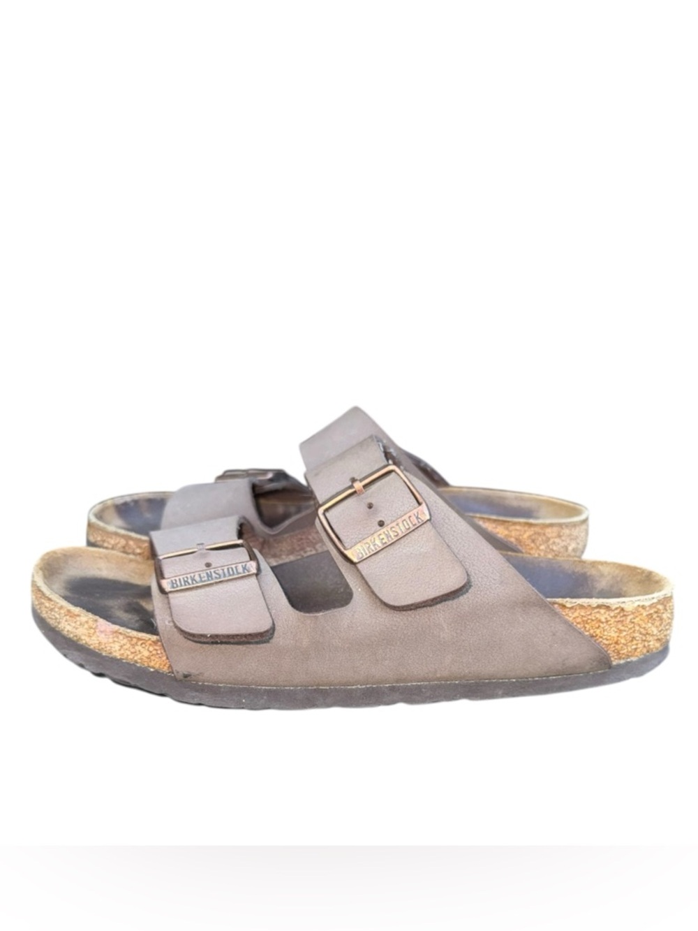 BIRKENSTOCK Arizona Mocha Brown Sandals Size 8-8.5 EU 39 - Picture 6 of 14